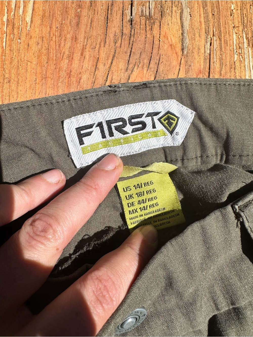FIRST Tactical Olive Green Pants